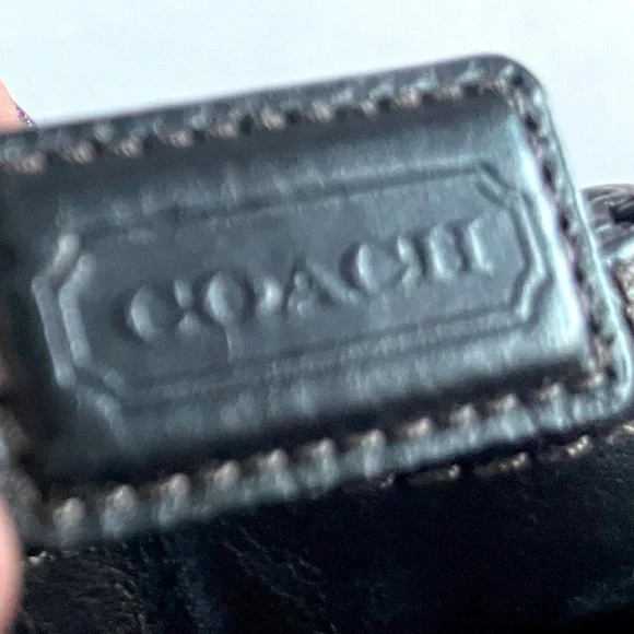Coach black leather purse - Picture 7 of 10